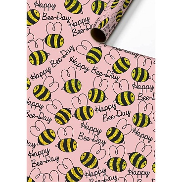 Бумага упаковочная Stewo Bee, 0.7 x 1.5 м